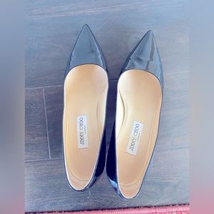 Jimmy choo low heel patent leather size 39
